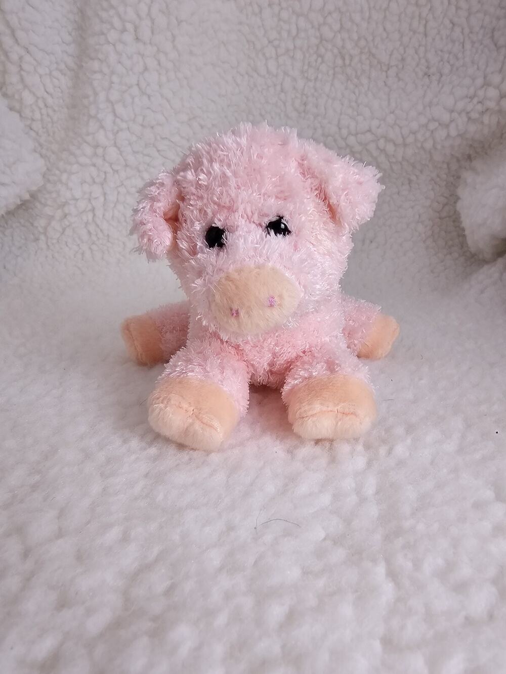 Ty Beanie Babies Soybean Pink Pig Plush Stuffed Animal Soft Toy No Hang Tag